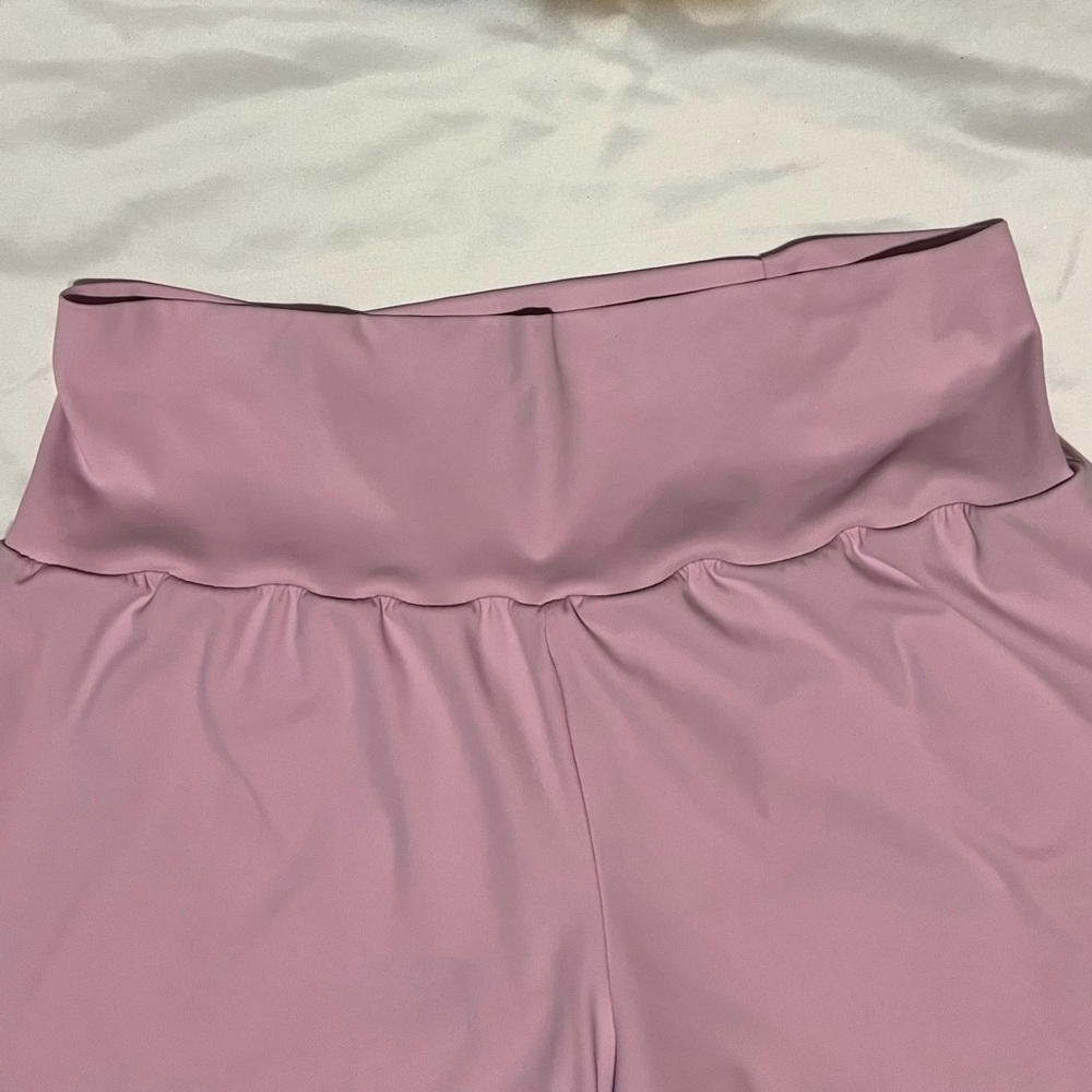 HALARA Pink High Waist Athletic Shorts Size X-Large Long Biker Women’s - Picture 3 of 8